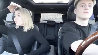 A short-time taxi trip ended with a blowjob from the girl