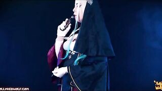 I told a nun a lie and she punished me with her strap-on in a steamy scene