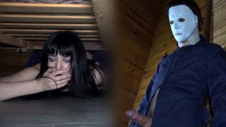 A busty nurse gets fucked hard on Halloween by a monster