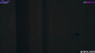 Strap-on sex with Halloween costume and intense passion