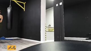 I crushed on my fitness colleague and we had sex in the gym restroom