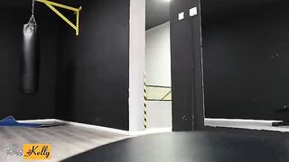 I crushed on my fitness colleague and we had sex in the gym restroom