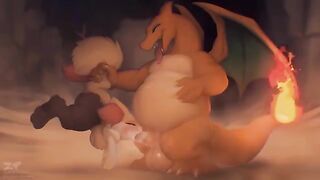 Hentai Porn with a hot Fire-type Pokémon is always exciting