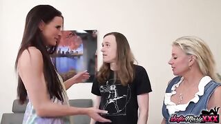 Two mature women Sofie Marie and Payton Hall getting fucked