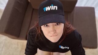 An amazing thick white girl Waldemaria gets fucked hard and loud in POV