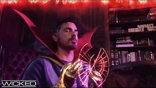 Ms Marvel has a hot sex date with Doctor Strange in this parody video