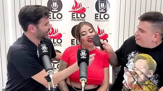 The interview with Elo Podcast ended up in a mess and with cum
