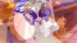 Genshin Impact hentai SFM compilation featuring Lisa, Eula, and more