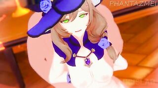 Genshin Impact hentai SFM compilation featuring Lisa, Eula, and more