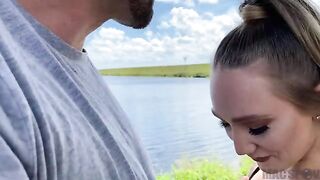 Big booty PAWG AJ Applegate gets fucked outdoors on a hot summer day by J-Mac