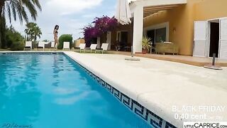 Little Caprice made a splash with her daring underwater blowjob scene
