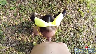 Beautiful Japanese girl has sex with her lover in the romantic setting
