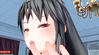 Japanese hentai animation with uncensored scenes and ASMR ear licking action