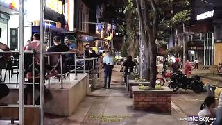 Spying Sara Blonde in Colombian disco, the hottest episode ever