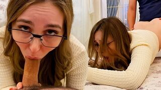 A stepson has a steamy encounter with his hot stepmom, using his father's Viagra