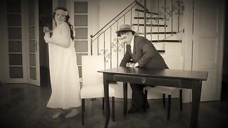 Naughty dancer gets fucked hard in a retro scene