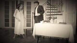 Naughty dancer gets fucked hard in a retro scene