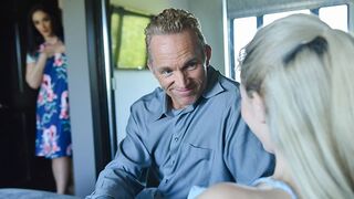 Hot step daughter Jane Wilde seduced and fucked by her step dad
