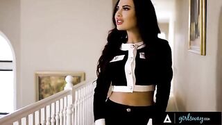 Bella Rolland cheats on her GF with stacked mistress Bunny Colby