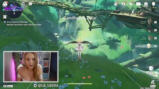 A gamer girl donates her holes to her viewers in a thrilling roleplay scene