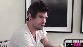 Kenzie Reeves urges stepbro to hurry and satisfy her