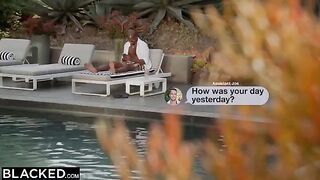 4 hot blondies give Antons BBC the deluxe service
