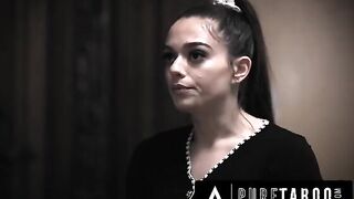 Sophia Burns, the cheerleader with a daring side, gets intimate with her teacher's stepson