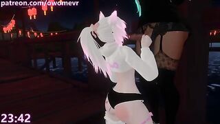 We edged each other and came into the New Year, a steamy VRchat erp scene
