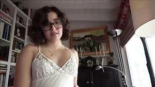 The shy girl Leana Lovings gets fucked by her stepdad
