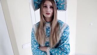 Snegurochka mixed up the address and the guy did not leave her