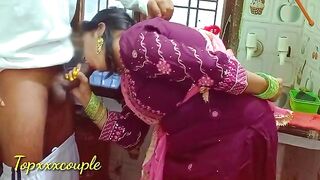 Indian maid got fucked in the kitchen