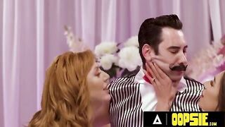 MILF threesome action with Lauren Phillips and April Olsen