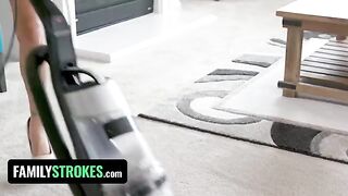Karmen Santana enjoys her fat ass bouncing on her stepbrother’s cock