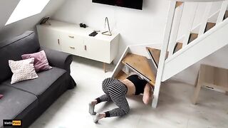 The stepsister again found herself in a tricky situation with her stepbrother