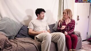 The stepmom helped her stepson to experience something new