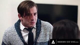 Modern-Day Sins - They tried not to cum, but it was impossible. Emma Hix, Vanna Bardot, and Rocky Emerson