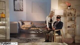 TUSHY Azul Hermosa gets her ass gapped for the first time
