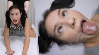 College girl Matty Mila Perez gets fucked hard by her landlord in a rough session