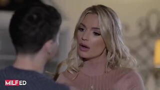 A step mom seduced her stepson to make love with him in HD