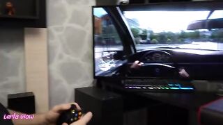 I distracted my boyfriend playing video games with sex and got fucked hard