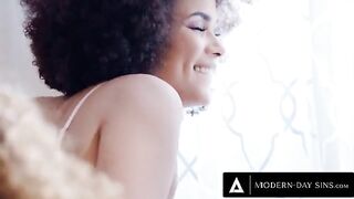 Scarlit Scandal and Alina Ali share their husband's cock in a hot threesome