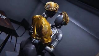 Hearth Ballerinas Futanari Atomic Heart action, a steamy robots and girls scene