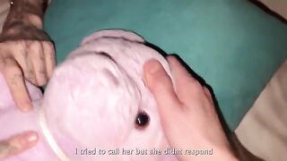 A red-hair teen gets her pussy smashed hard on her birthday