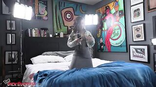 Dharma Jones proves she's a master of giving blowjobs in this scene