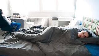 Stepson fucks stepmom even though dad is in the room with them