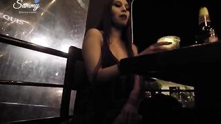 An angry girlfriend gets back at her boyfriend by engaging in intense anal play with the first guy she meets