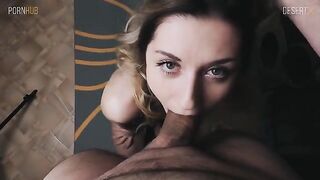 Cutie has sex and gets a discharge on her face