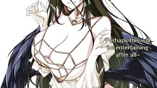 Overlord Albedo’s edge play and domination in a hentai JOI scene