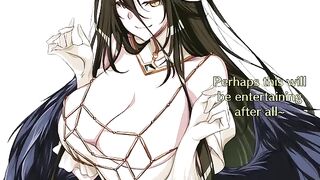 Overlord Albedo’s edge play and domination in a hentai JOI scene