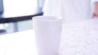 The morning is the most wonderful time to have a sex with gorgeous babe